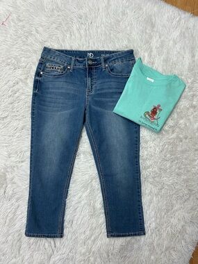 ND Denim Capris Size 10 with - FREE TSHIRT